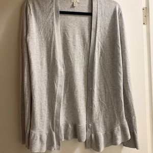 Adorable Hinge cardigan with detailed bottom